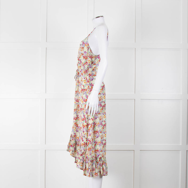 Rails Strappy Pink, Purple, Yellow and Green Midi Dress