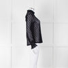 Sandro Navy Lace Top with Slip
