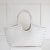 Dragon Diffusion Nantucket white Leather Tote