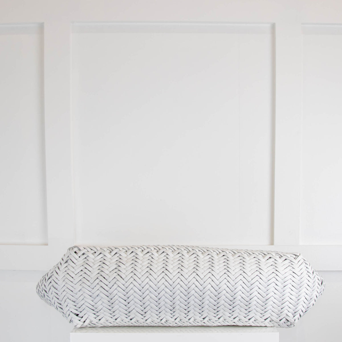 Dragon Diffusion Nantucket white Leather Tote