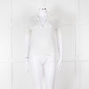 Me + Em White Ribbed V-Neck Top