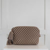 Tissa Fontaneda Gizmo Taupe Tassel Crossbody Bag