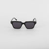 Nanushka Cadao Black Rectangle Frame Sunglasses