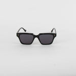 Nanushka Cadao Black Rectangle Frame Sunglasses