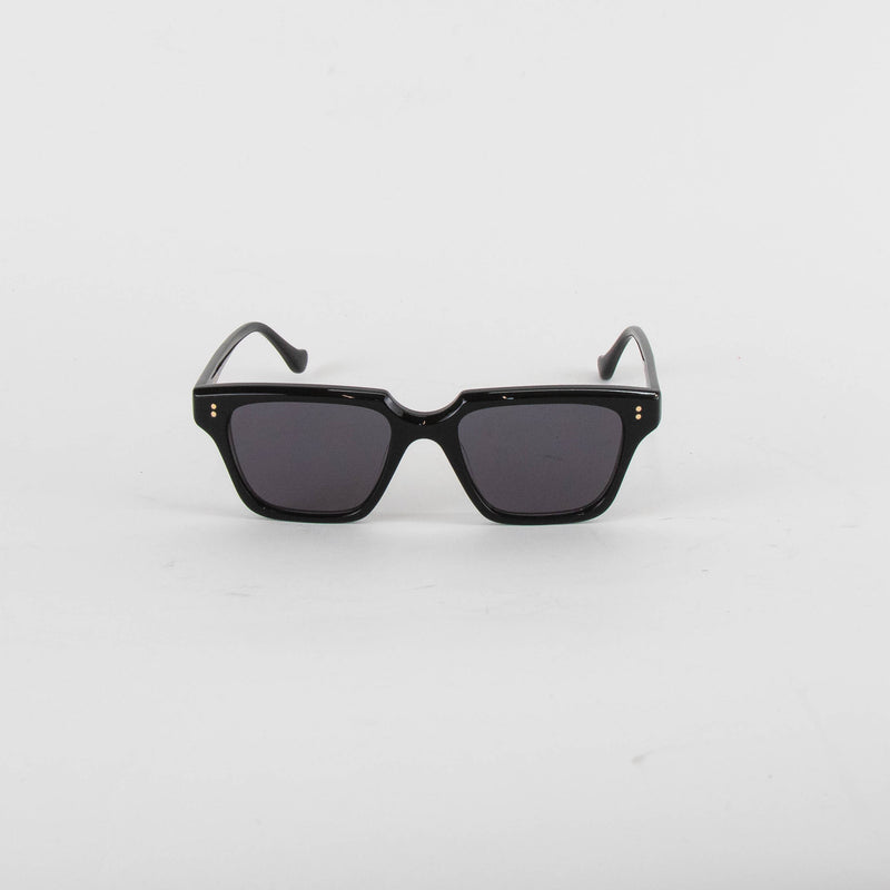 Nanushka Cadao Black Rectangle Frame Sunglasses