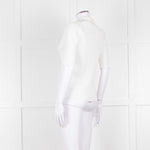 Me + Em White Ribbed V-Neck Top