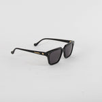Nanushka Cadao Black Rectangle Frame Sunglasses