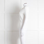 Me + Em White Ribbed V-Neck Top