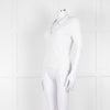 Me + Em White Ribbed V-Neck Top