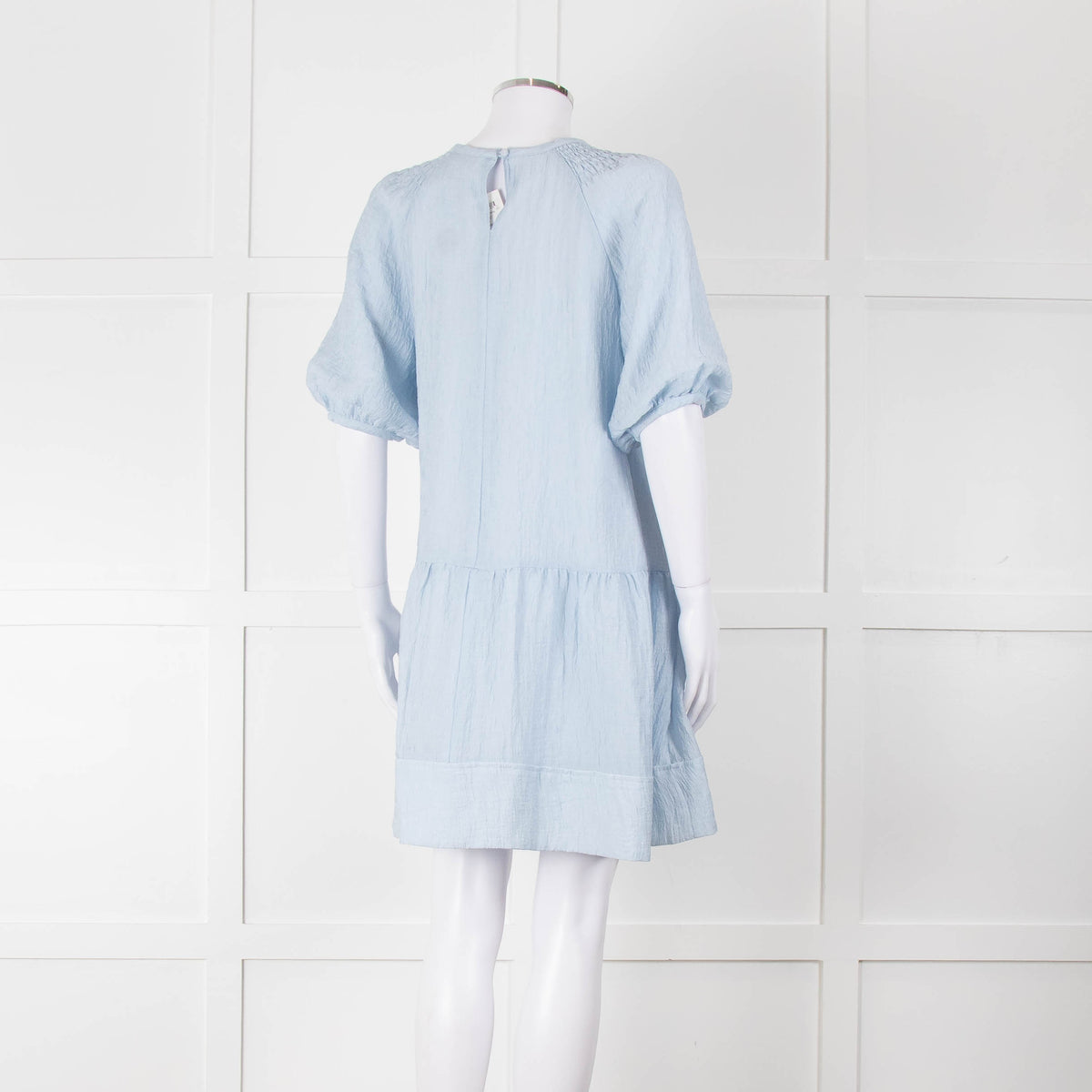 Club Monaco Blue Cloud Tiered Dress