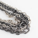 Giles & Brother Silver Multi Chain Choker