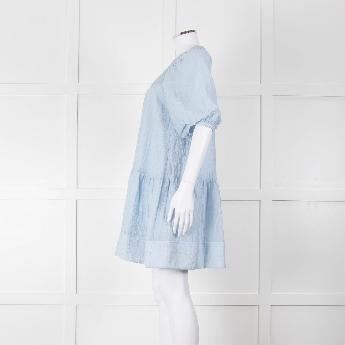 Club Monaco Blue Cloud Tiered Dress