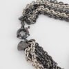 Giles & Brother Silver Multi Chain Choker