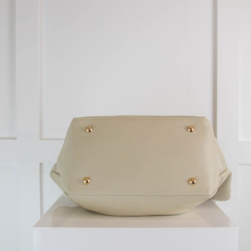 Demellier Cream Mini Top Handle Los Angels Bag