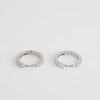 Sahira Silver Mini Pave Huggie
