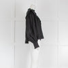 Isabel Marant Etoile Black Linen Lace Trimmed Blouse
