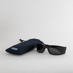Prada Black Wraparound Sunglasses