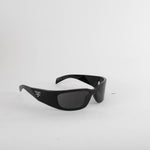 Prada Black Wraparound Sunglasses
