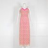 Self-Portrait Pink Crochet Overlay