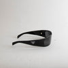 Prada Black Wraparound Sunglasses