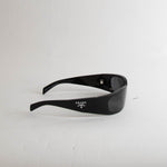 Prada Black Wraparound Sunglasses