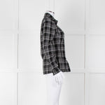 Gucci Black and White Check Cotton Shirt