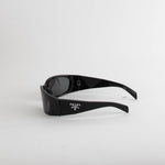 Prada Black Wraparound Sunglasses