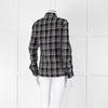 Gucci Black and White Check Cotton Shirt