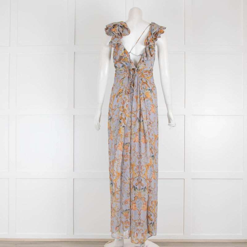 Zimmerman Floral Frilled Jumpsuit