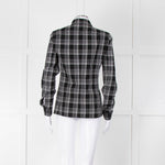 Gucci Black and White Check Cotton Shirt