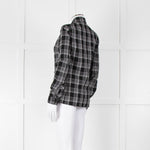 Gucci Black and White Check Cotton Shirt