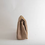 Chanel Beige Suede Caviar 2.55 Bag