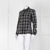 Gucci Black and White Check Cotton Shirt