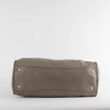 Prada Greige Grained Vitello Daino Top Handle Bag