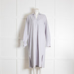 Bamford Pale Blue Wool Shift Dress