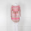 Missoni Mare Pink Gradient Crochet Mini Dress