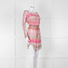 Missoni Mare Pink Gradient Crochet Mini Dress