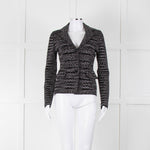 Missoni Black and White Stretch Blazer