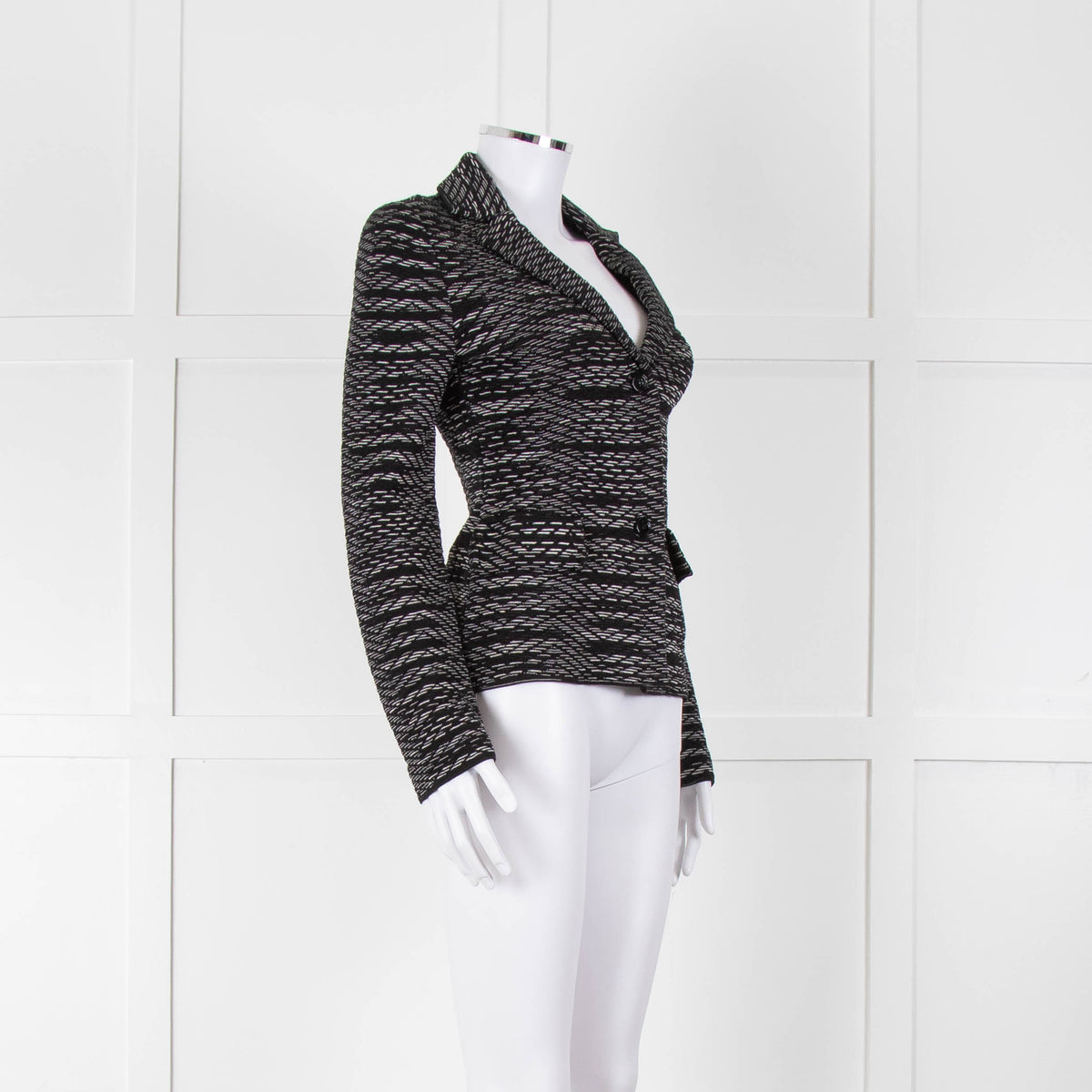 Missoni Black and White Stretch Blazer