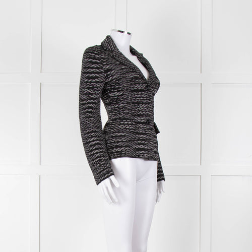 Missoni Black and White Stretch Blazer