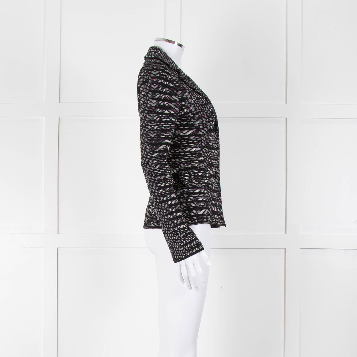 Missoni Black and White Stretch Blazer