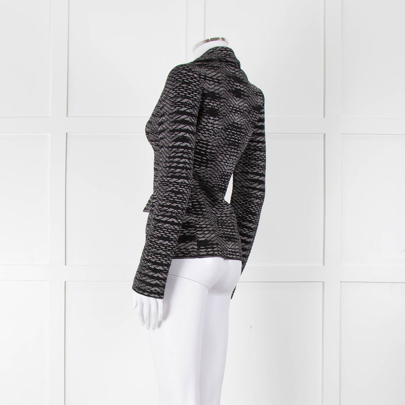 Missoni Black and White Stretch Blazer
