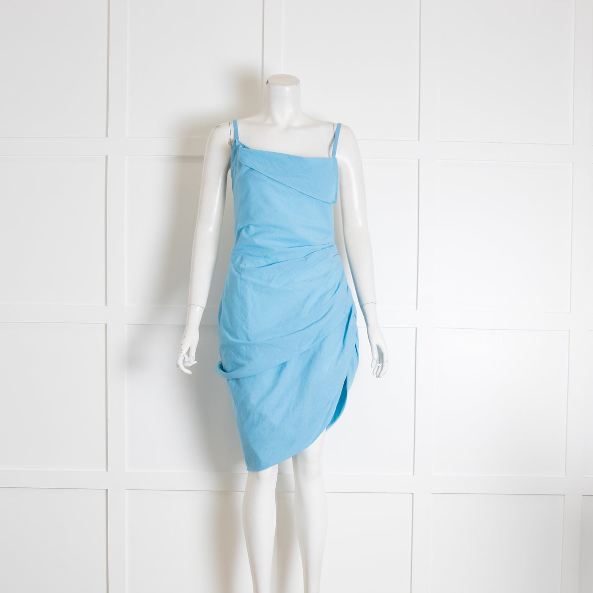 Jacquemus Light Blue Le Papier 'La Robe Saudade' Minidress
