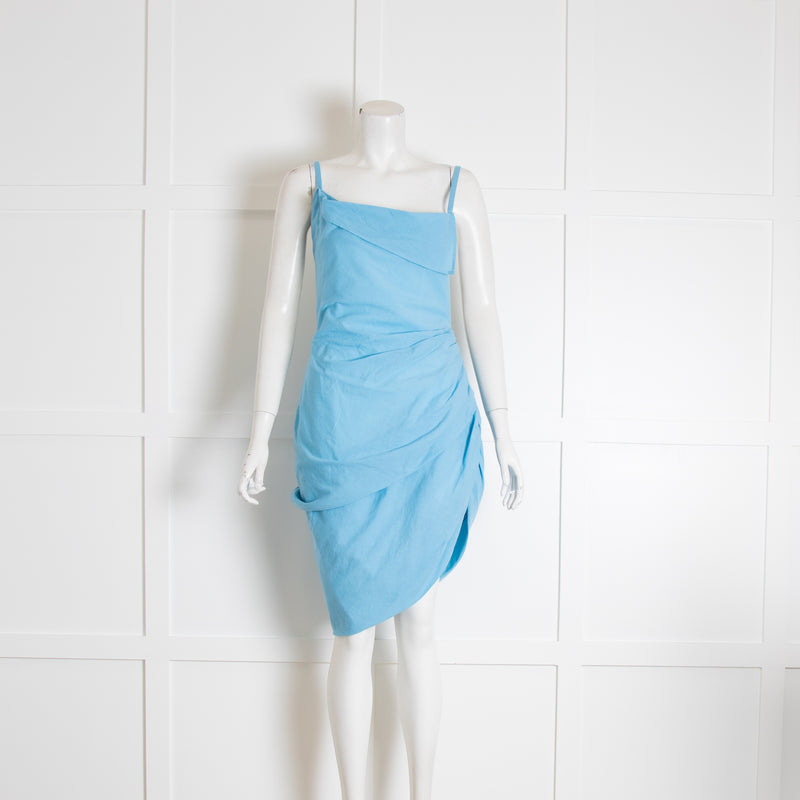 Jacquemus Light Blue Le Papier 'La Robe Saudade' Minidress