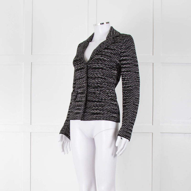 Missoni Black and White Stretch Blazer