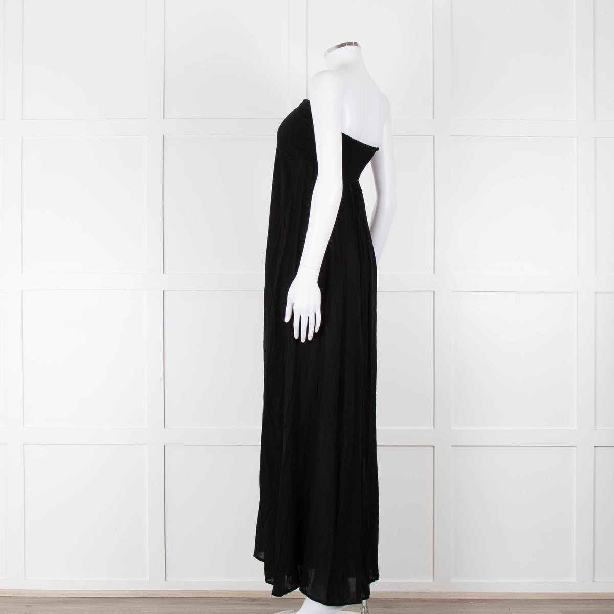Heidi Klein Black Strapless Maxi Dress