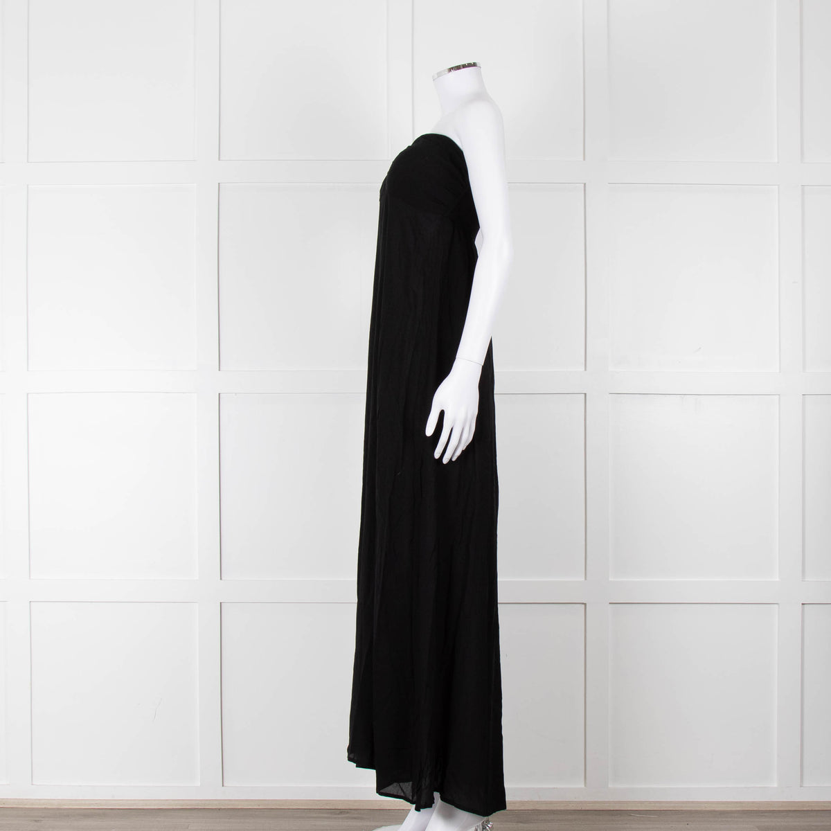 Heidi Klein Black Strapless Maxi Dress