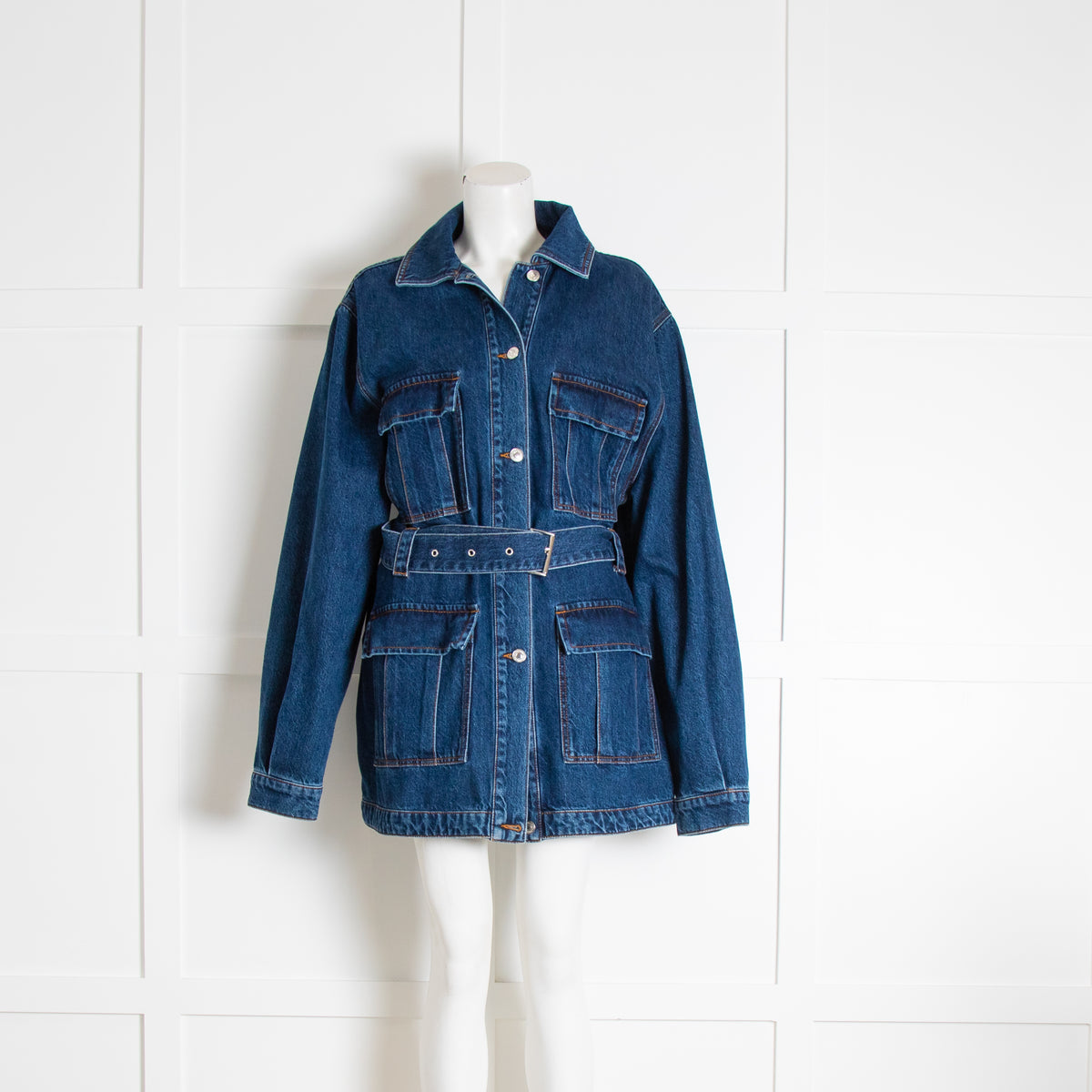 MSGM Blue Denim Jacket