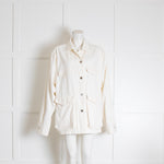 Toteme Organic Cotton Twill Denim Shacket