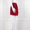 Zadig & Voltaire Black Red Floral Mini Skirt